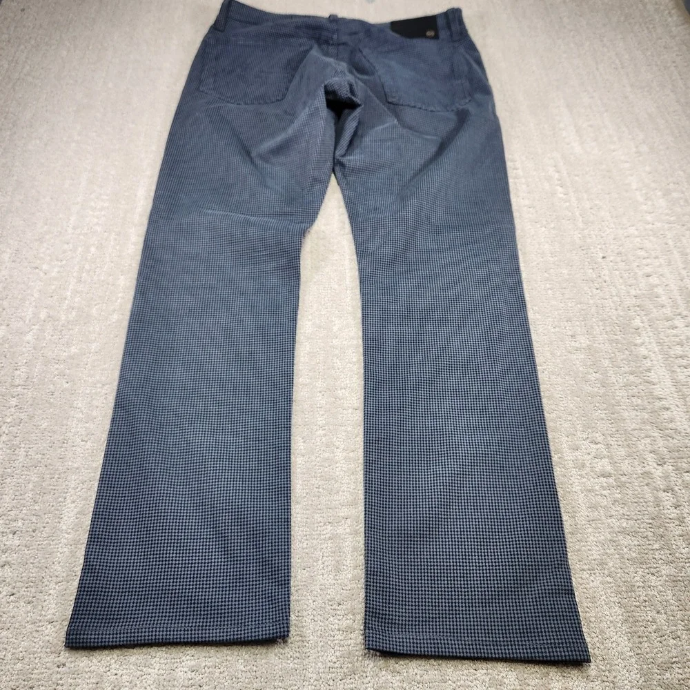 Adriano Goldschmied Pants Men 33x32 *READ Check Plaid The Everett Slim Straight